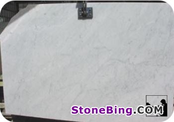 Carrara White Marble Slab
