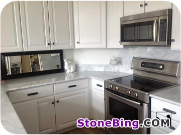 Carrara White Marble Slab