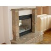 Juparana Colombo Granite Fireplace