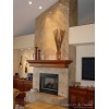 Brecia Oniciata Marble Fireplace