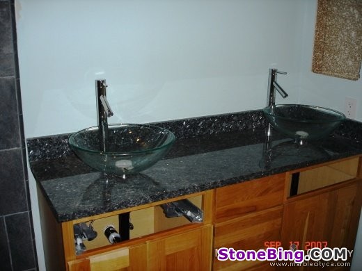 Blue Pearl Granite Vanity Top