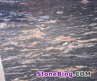 Tropical Black Granite Slab