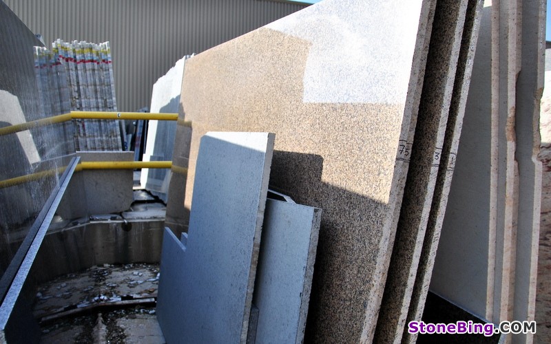 Terrazzo Brown Granite Slab