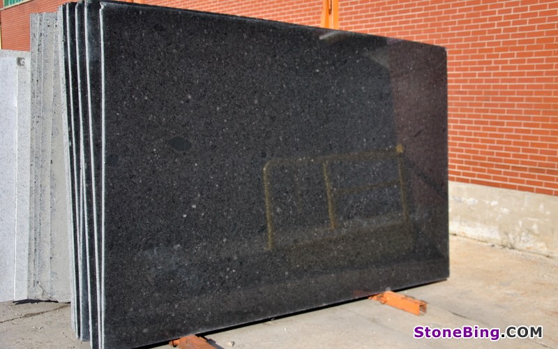 Mica Black Granite Slab