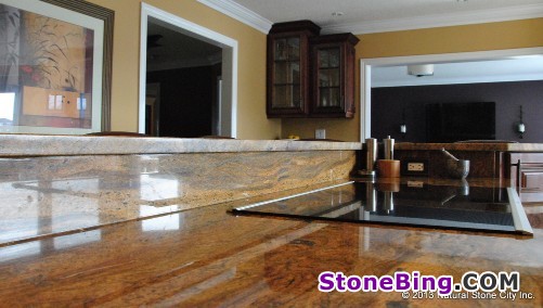 African Sunset Granite Countertop