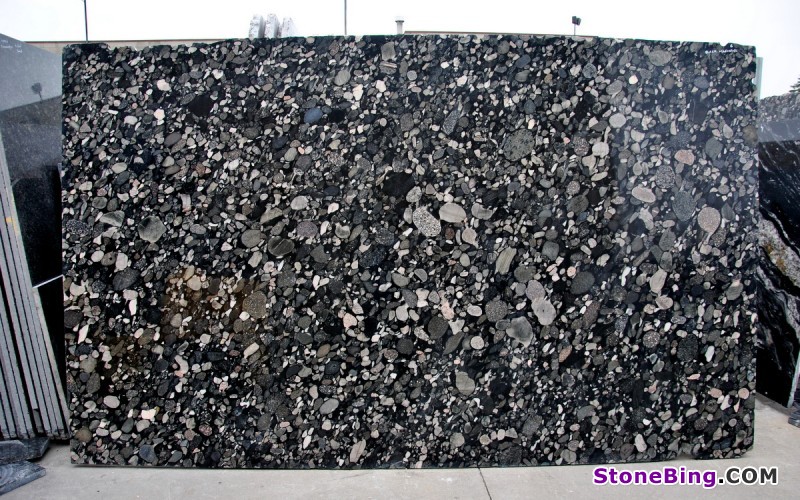 Black Marinace Granite Slab
