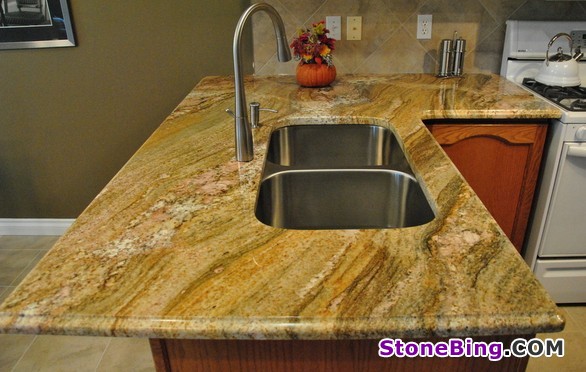 Imperial Gold Granite Countertop