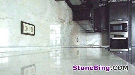 Crema Lagoa Marble Slab