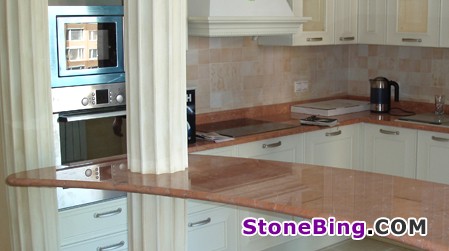 Rosa Valencia Marble Slab
