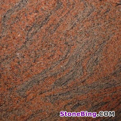 Multicolor Red Granite Tile