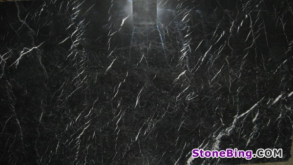 Negro Marquina Marble Slab