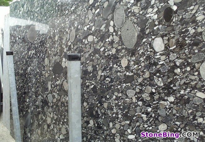 Black Marinace Granite Slab