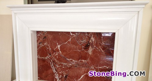 Thassos Marble Fireplace