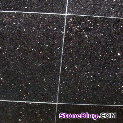 Black Galaxy Granite Tile