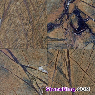 Rainforest Brown Marble Tile