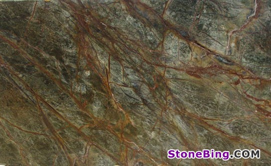 Rain Forest Green Marble Tile