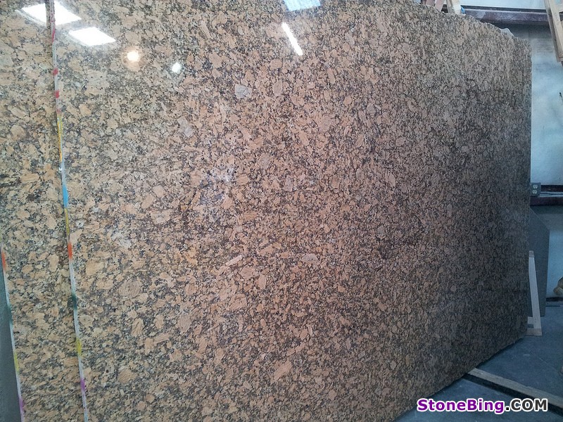 Giallo Fiorito Granite Slab