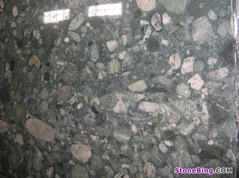 Verde Marinace Granite Slab