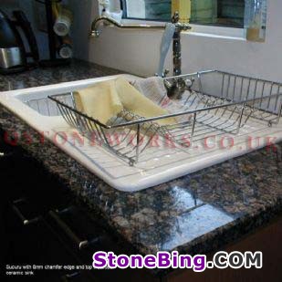 Saphire Brown Granite Countertop
