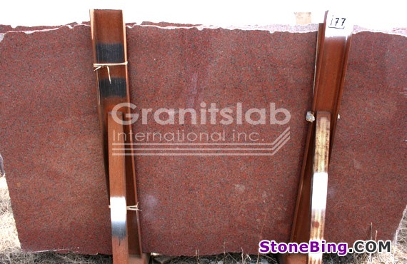 African Red Granite Slab