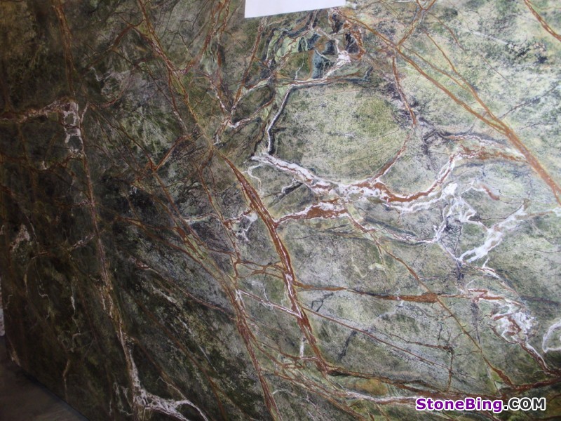 Forrest Green Marble Slab