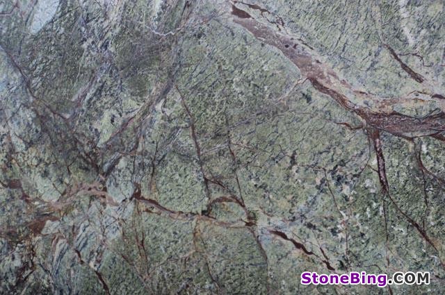 Rainforest Green Marble Slab
