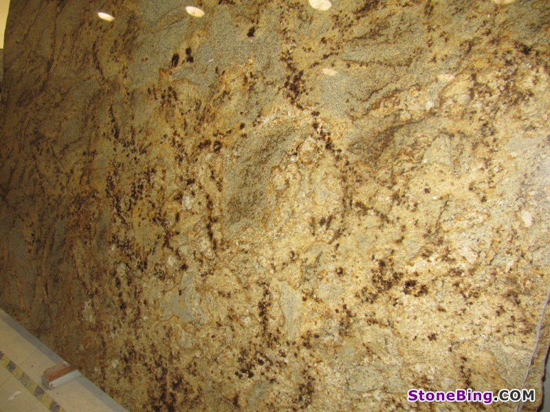 Crystal Gold Granite Slab