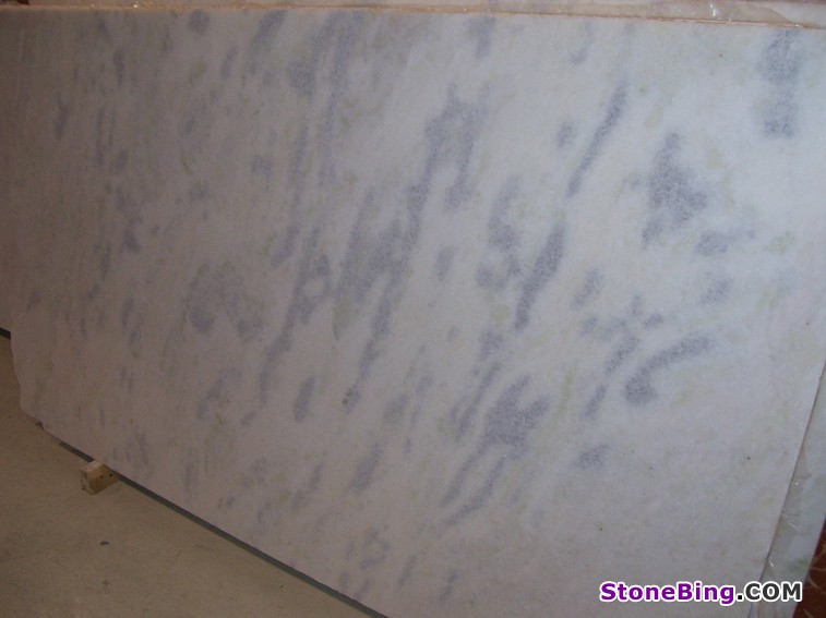 Bocca White Marble Slab