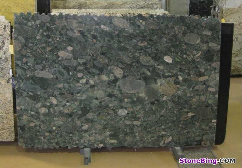 Verde Marinache Granite Slab