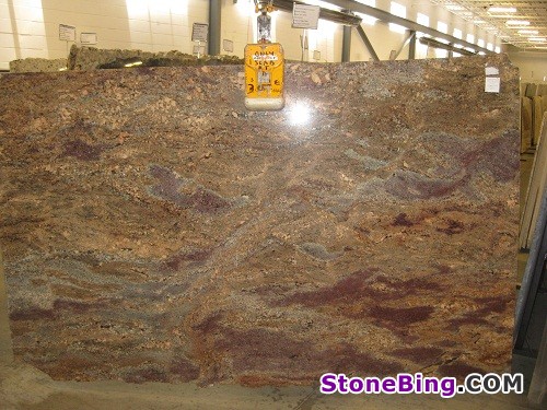 Crema Bordeaux Granite Slab