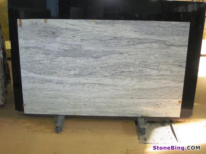 River White Granite Slab