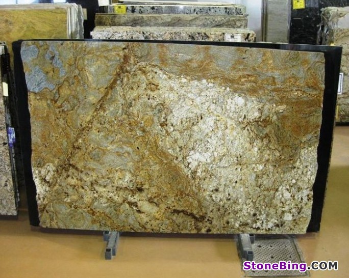Golden Crystal Granite Slab