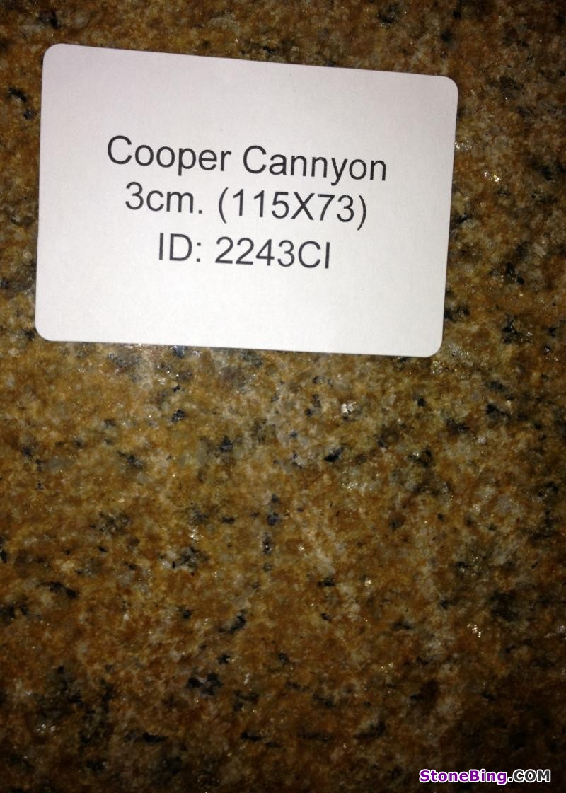Copper Cannon Granite Slab