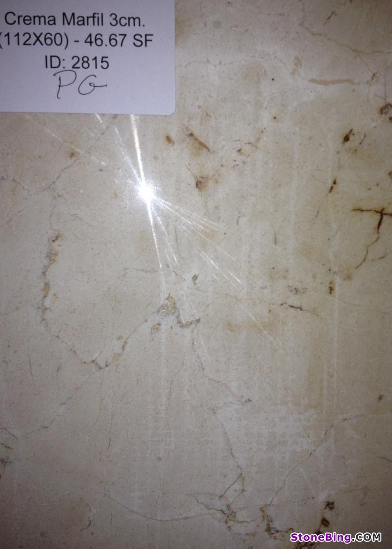 Crema Marfil Marble Slab