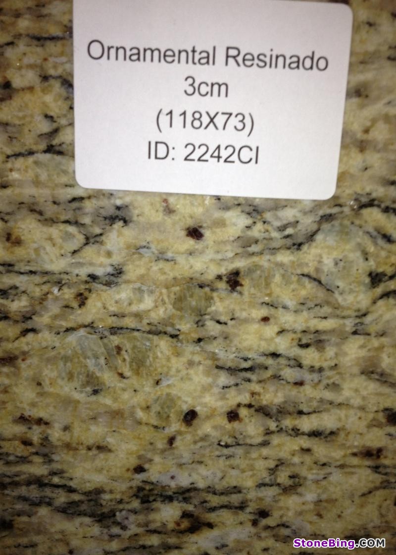 Ornamental Resinado Granite Slab