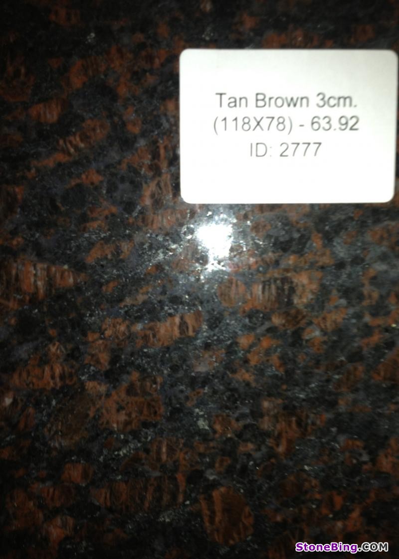 Tan Brown Granite Slab