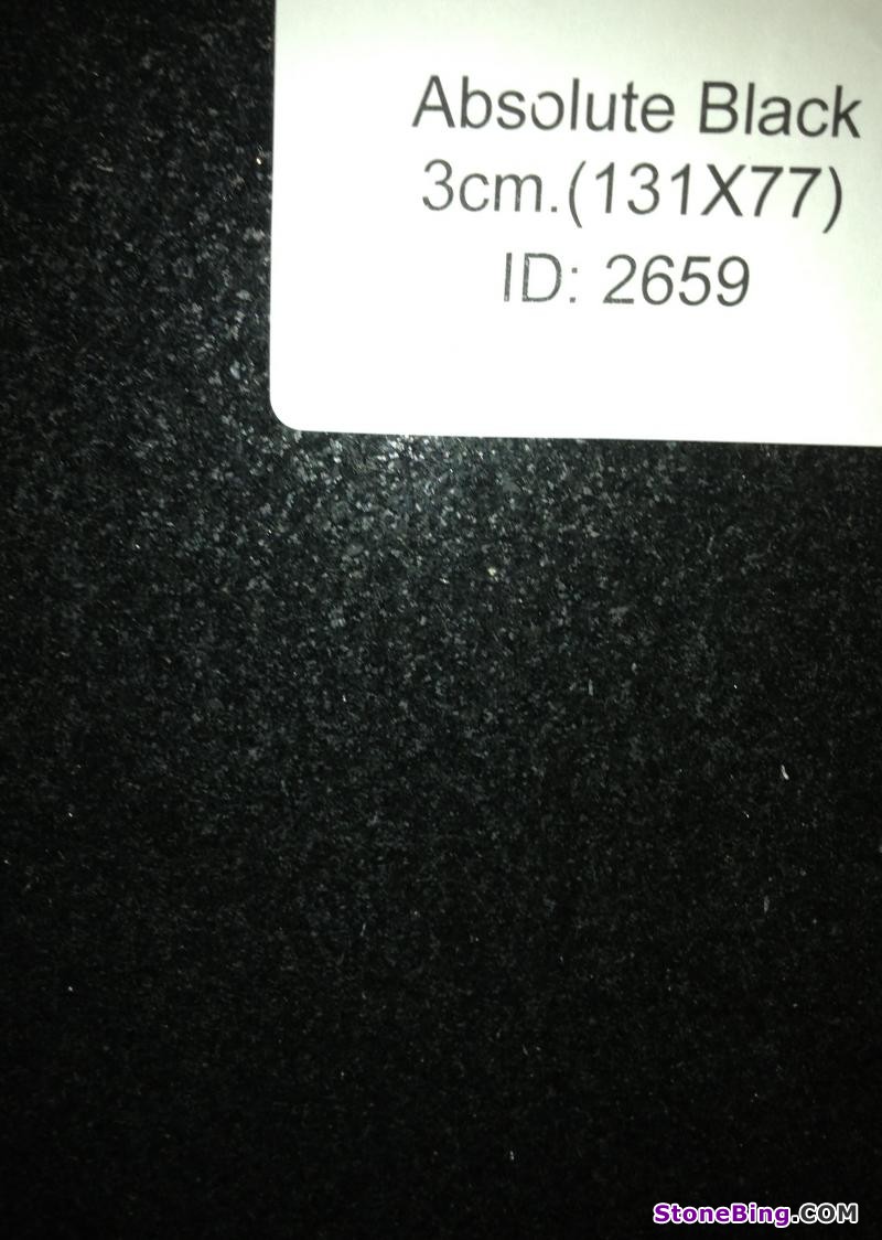 Absolute Black Granite Slab