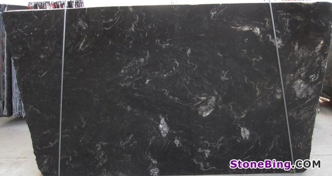 Cosmic Black Granite Slab