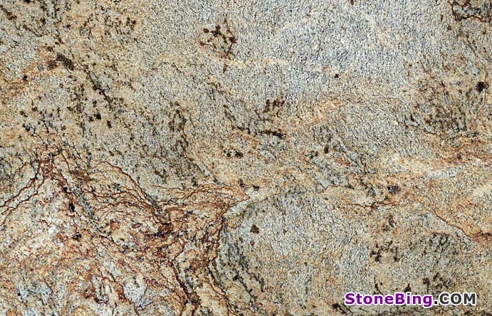 Golden Crystal Granite Slab