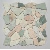 green, yellow, marble mosaic