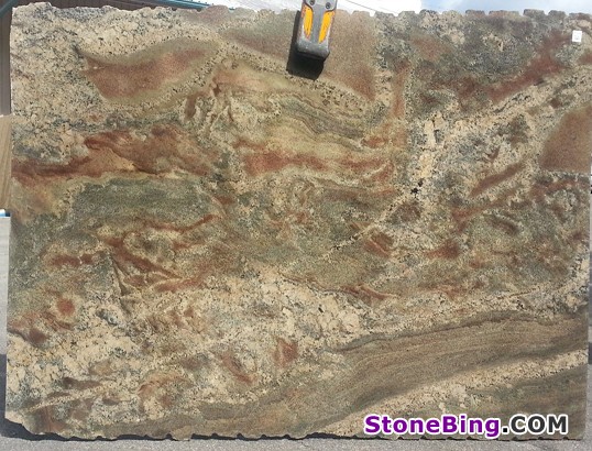 Netuno Bordeaux Granite Slab