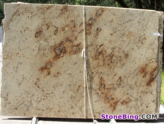Colonial Cream Granite Slab