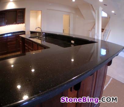Black Galaxy Granite Countertop