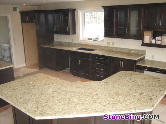 Giallo Ornamental Granite Countertop