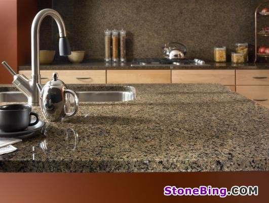 Tropical Brown Granite Countertop