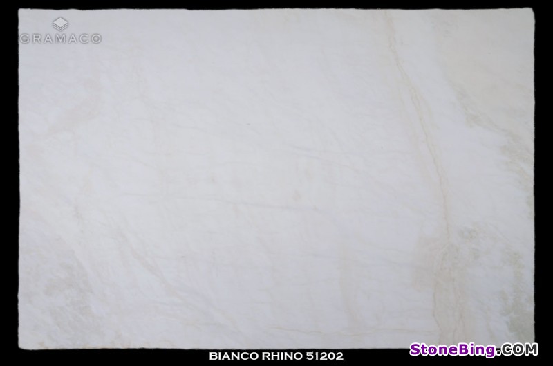 Bianco Rhino Marble Slab