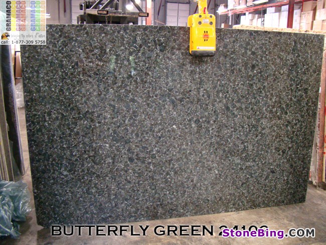 Butterfly Green Granite Slab