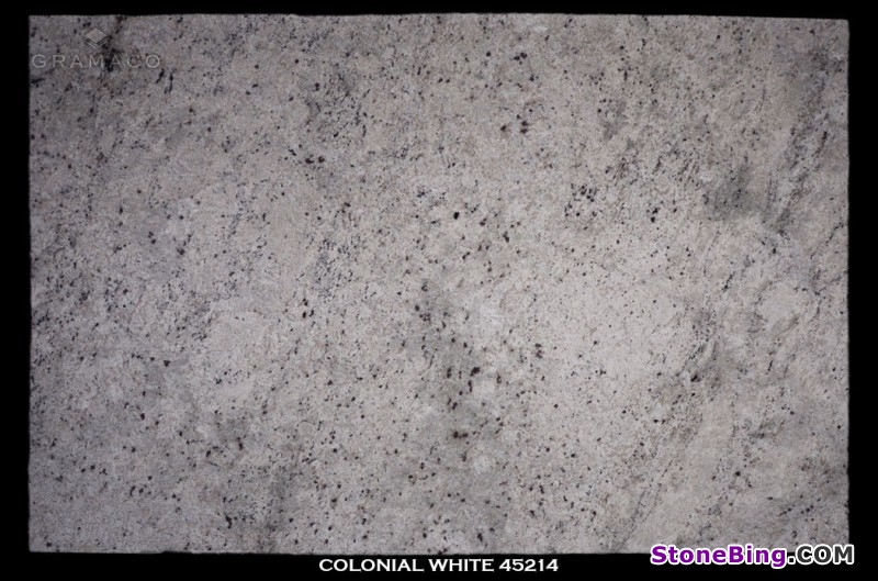 Colonial White Granite Slab