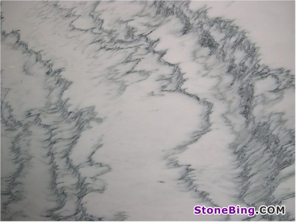 Mountain White Marble Tile