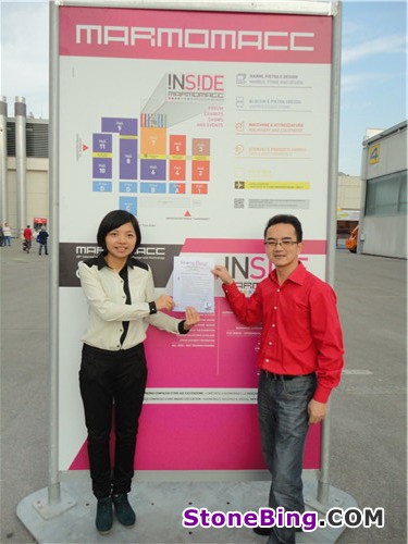 StoneBing at Marmomacc 2013